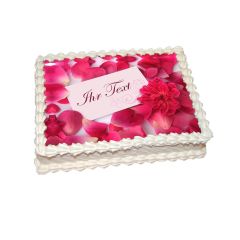 Photo Cake Rose Petals