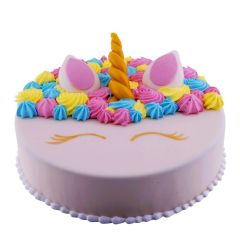 Color Cake Round Fluffy