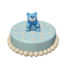 Color-Torte rund Baby Boy