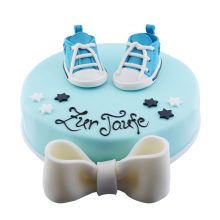 Color-Torte rund Blue Shoe