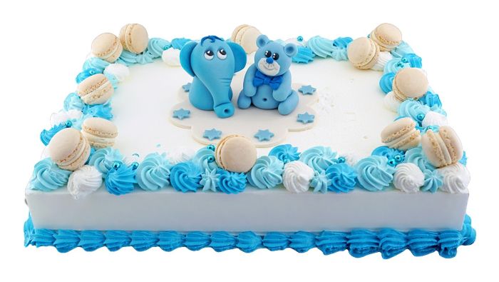 Vanilla Square Baby Shower Theme Cake, Packaging Type: Carton Box, Weight:  2 kg at Rs 599/pound in Patna