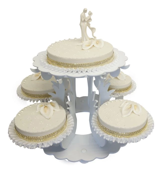 8 TIER CASCADE Wedding Cake Stand W/Fountain & 8 Glass Votive Set (Style  R803) $163.95 - PicClick